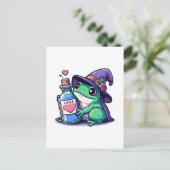 Kawaii heksige liefdesdrank briefkaart (Staand voorkant)