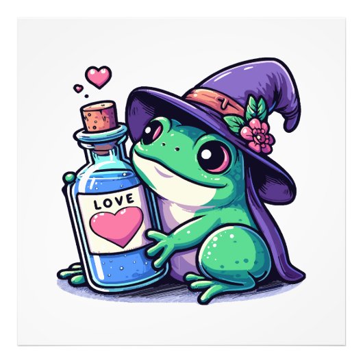Kawaii heksige liefdesdrank foto afdruk (Voorkant)