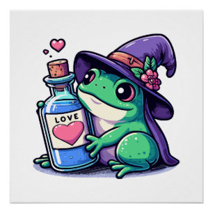 Kawaii heksige liefdesdrank perfect poster