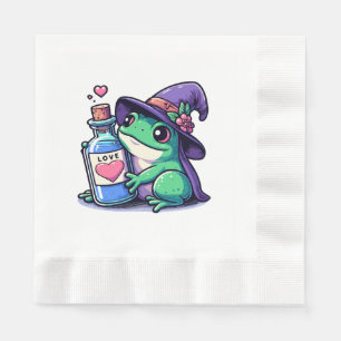 Kawaii heksige liefdesdrank servet