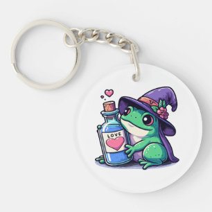 Kawaii heksige liefdesdrank sleutelhanger