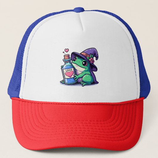 Kawaii heksige liefdesdrank trucker pet (Voorkant)