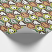 Kawaii Herfst Beren Cadeaupapier (Hoek)