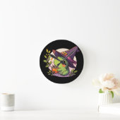 Kawaii herfst hamster yoga ronde klok (Huis)