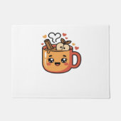 kawaii herfstthee Classic T-Shirt Deurmat (Voorkant)