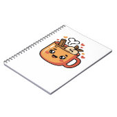 kawaii herfstthee Classic T-Shirt Notitieboek (Linkerzijde)