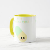 Kawaii Het is Prozac Tijd Leuke Drugs Mok (Voorkant links)