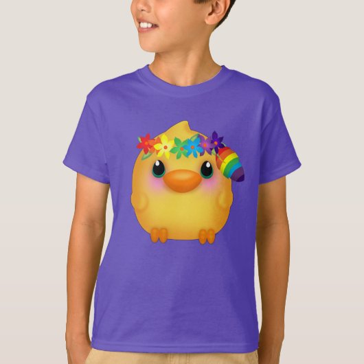 Kawaii Hippy Chick T-shirt (Voorkant)