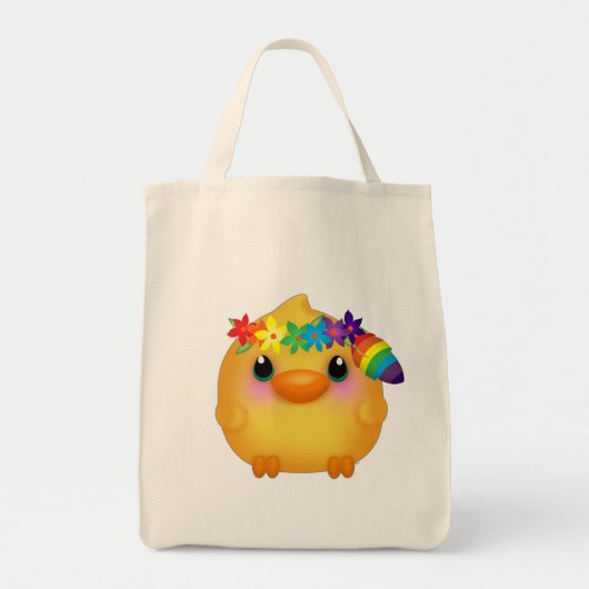 Kawaii Hippy Chick Tote Bag (Voorkant)