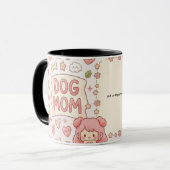 Kawaii-hond-moeder-mok - leuke mok voor hondenlief (Voorkant links)
