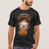 Kawaii Horror-geïnspireerde Halloween Clown T-shirt (Voorkant)