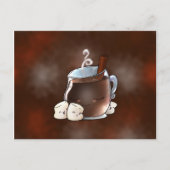 Kawaii Hot Chocolate en Marshmallows Briefkaart (Voorkant)