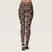 Kawaii Hot Chocolate en Marshmallows Leggings (Achterkant)