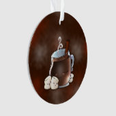 Kawaii Hot Chocolate en Marshmallows Ornament (voorkant)