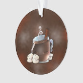 Kawaii Hot Chocolate en Marshmallows Ornament (voorkant)