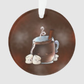Kawaii Hot Chocolate en Marshmallows Ornament (voorkant)