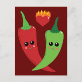 Kawaii Hot Pepper Briefkaart (Voorkant)