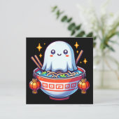 Kawaii Hungry Ghost Festival Kaart (Staand voorkant)