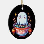 Kawaii Hungry Ghost Festival Keramisch Ornament (Rechts)