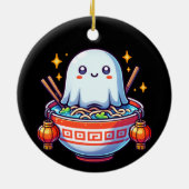 Kawaii Hungry Ghost Festival Keramisch Ornament (Achterkant)