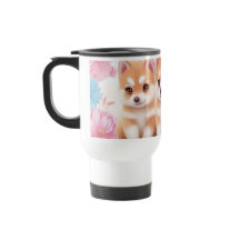 Kawaii Husky Puppies: Pastel Pals Koffie