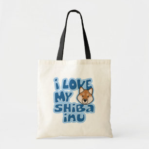 Kawaii I hou van mijn Shiba Inu Tote Bag