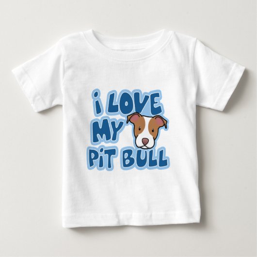 Kawaii I Love My Pit Bull Child's (Voorkant)