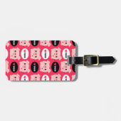 Kawaii I Love Pigs Bagagelabel (Voorkant horizontaal)