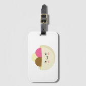 Kawaii Ice Cream Bagagelabel (Voorkant (verticaal))