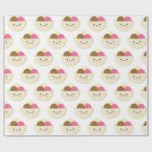 Kawaii Ice Cream Cadeaupapier (Vlak)