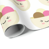 Kawaii Ice Cream Cadeaupapier (Rol Hoek)