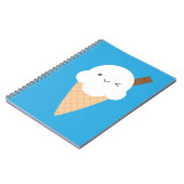 Kawaii Ice Cream Cone Notitieboek (Linkerzijde)