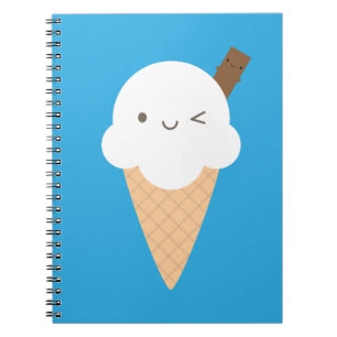 Kawaii Ice Cream Cone Notitieboek