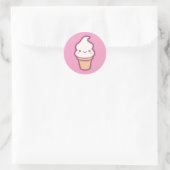 Kawaii Ice Cream Cone Sticker (Tas)