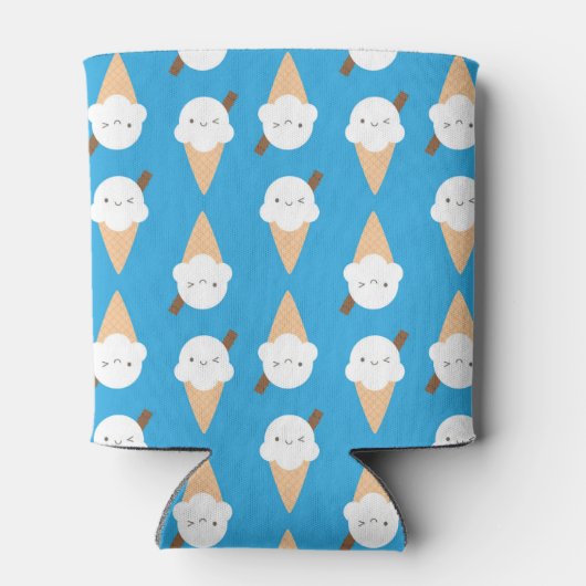 Kawaii Ice Cream Cones Blikjeskoeler (Achterkant)