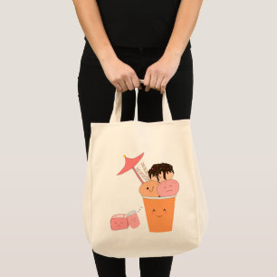 Kawaii Ice Cream Cup CANVAS TAS
