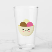 Kawaii Ice Cream Glas (Voorkant)