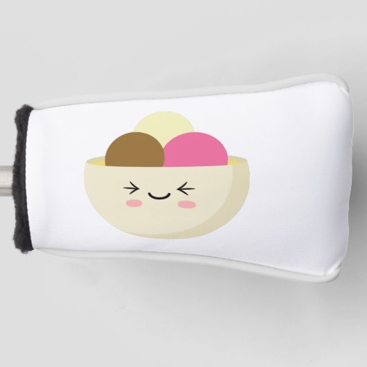Kawaii Ice Cream Golfheadcover (Voorkant)