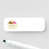 Kawaii Ice Cream Naamplaatje (In situ)