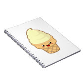 Kawaii Ice Cream Notitieboek (Rechterzijde)