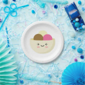 Kawaii Ice Cream Papieren Bordje (Feest)