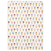Kawaii Ice Cream Patroon Klembord (Achterkant)