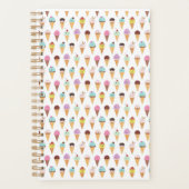 Kawaii Ice Cream Patroon Planner (Voorkant)