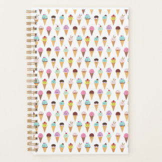 Kawaii Ice Cream Patroon Planner