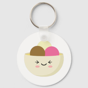 Kawaii Ice Cream Sleutelhanger