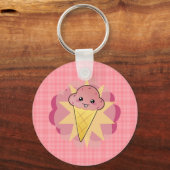 Kawaii Ice Cream Sleutelhanger (Voorkant)