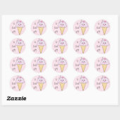 Kawaii Ice-Cream Sticker (Vel)