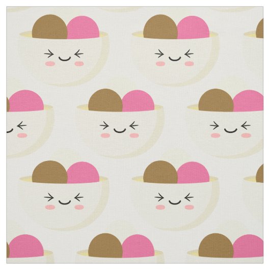 Kawaii Ice Cream Stof (Swatch)
