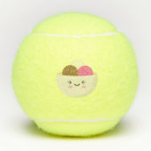 Kawaii Ice Cream Tennisballen (Voorkant)