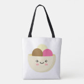 Kawaii Ice Cream Tote Bag (Achterkant)
